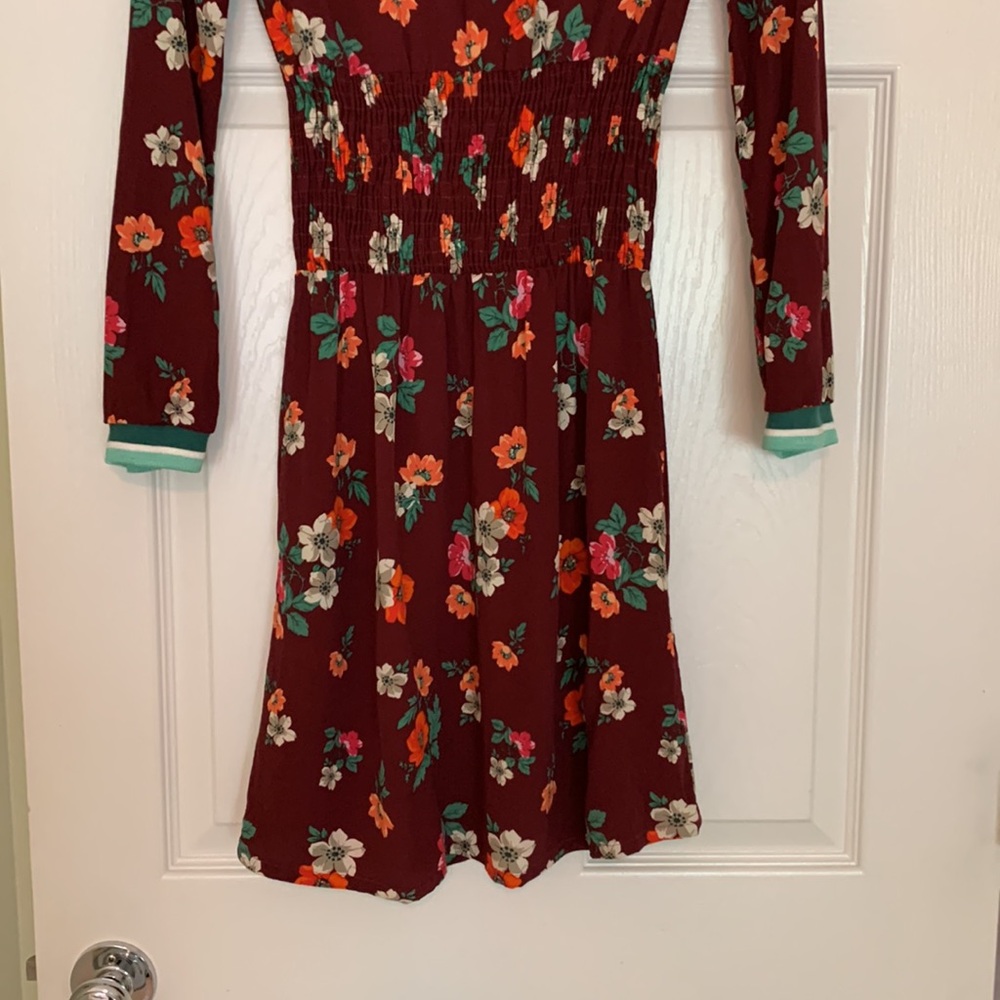 Maje Roskea Floral Smocked Mini Dress - Picture 5 of 14